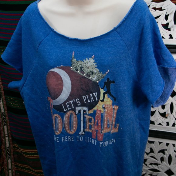Lets Play Football Fleece Sweater - Picture 3 of 4